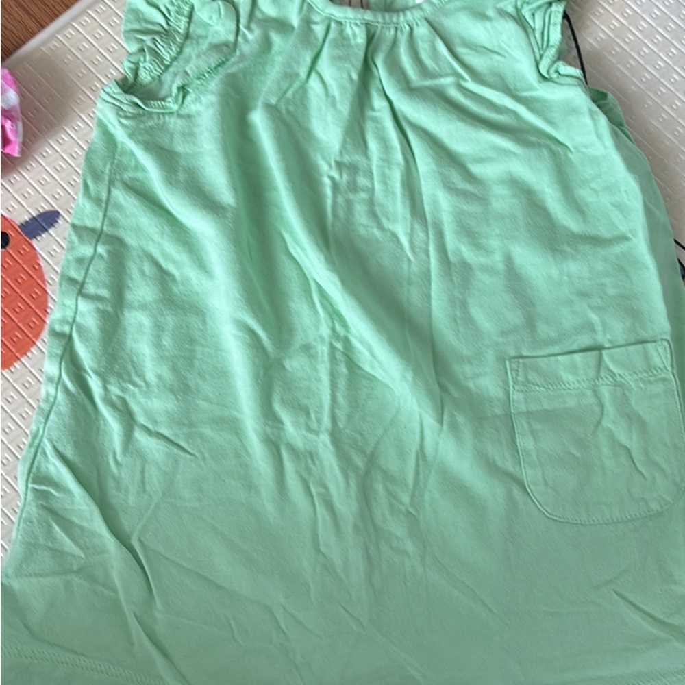 Mint Green Sleeveless Skirt